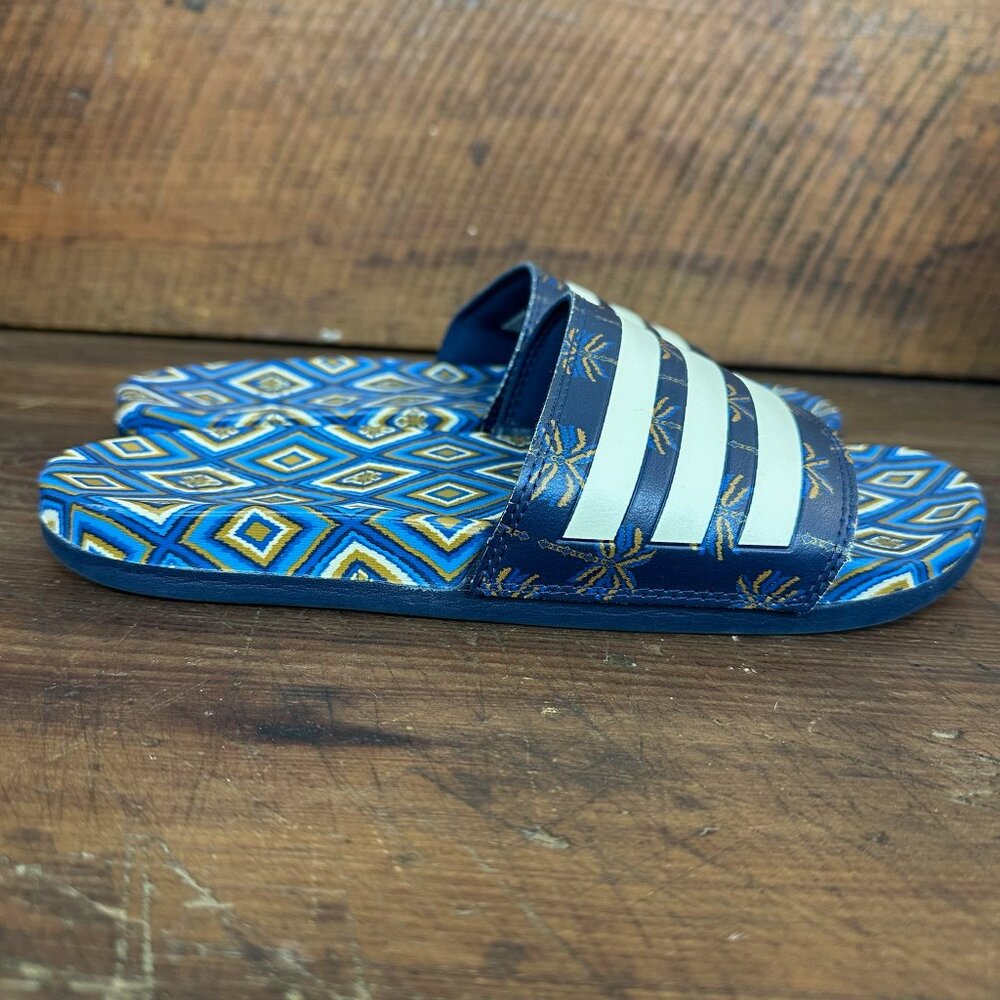 adidas Adilette Comfort Slide Sandal Night Indigo Men's 7/Women's 8 - Picture 4 of 11